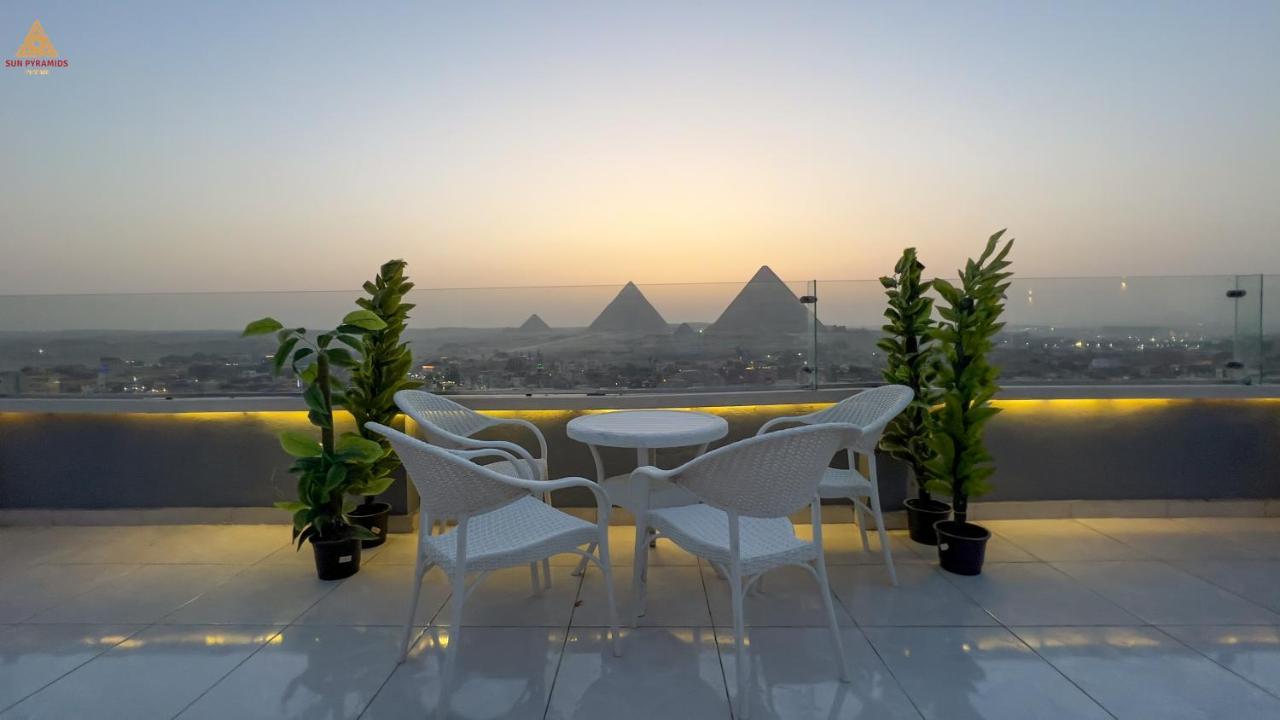 Full Pyramids View Apartment With Balcony For 8 P Kafrat al Jabal Exterior photo