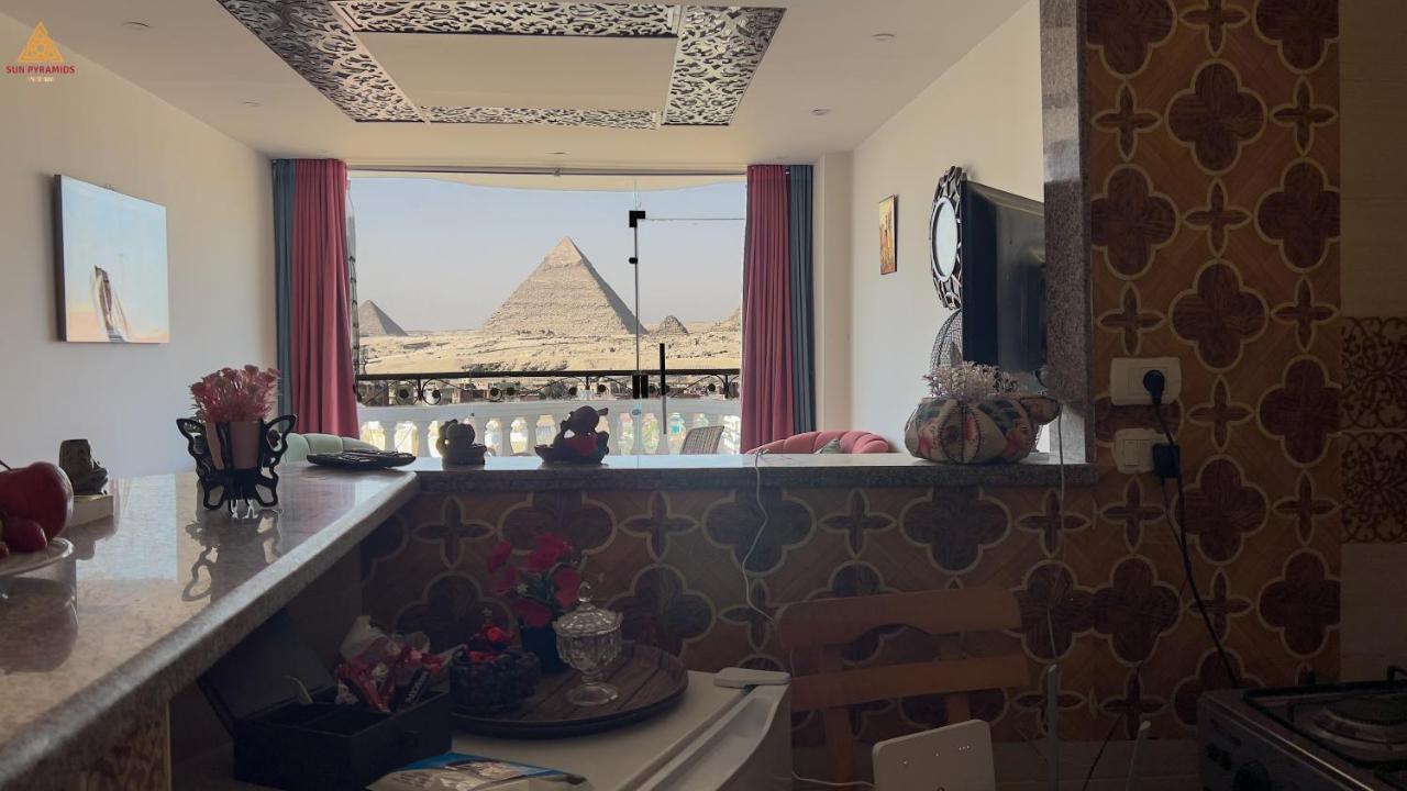 Full Pyramids View Apartment With Balcony For 8 P Kafrat al Jabal Exterior photo